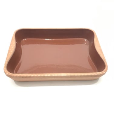 Stil Toprak Güveç Kabı 32x23x5cm Yüksek Ateşe Dayanıklı Dikdörtgen Toprak Güveç Fırın Tepsisi