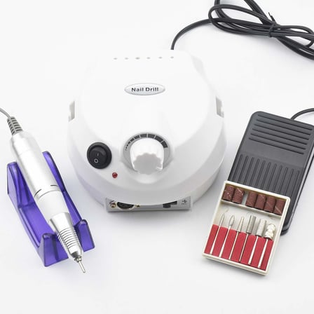 Coverzone Manikür Pedikür Makinesi Profesyonel 25000 Rpm Elektrikli Freze Tırnak Parlatıcı Törpü 3 F