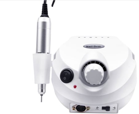 Coverzone Manikür Pedikür Makinesi Profesyonel 25000 Rpm Elektrikli Freze Tırnak Parlatıcı Törpü 3 F