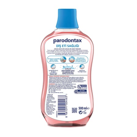 Parodontax Diş Eti Bakımı Ekstra Ferah Ağız Bakım Suyu 500 ml