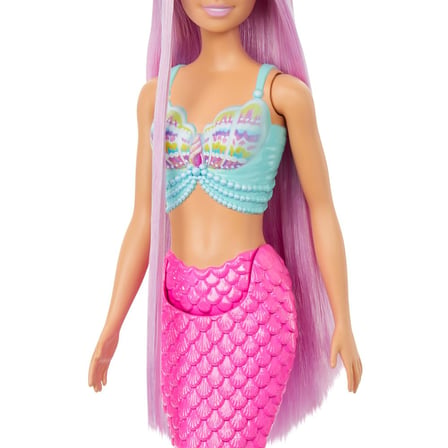 Barbie Uzun Saçlı Muhteşem Deniz Kızı 17 cm uzunluğunda renkli saçlı deniz kızı ​Barbie ile saç şekillendirme oyunlarına uygun aksesuarlar HRR00