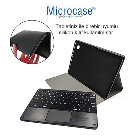 Microcase A9 SM-X210 11 inch Tablet Bluetooth Touchpad Klavye + Bluetooth Mo