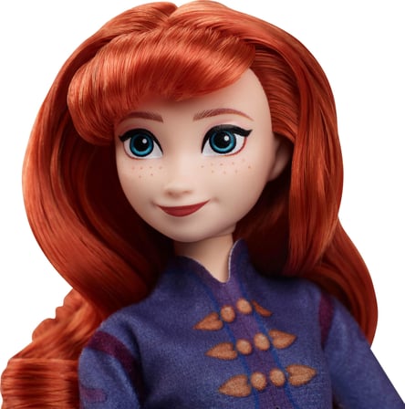 Disney Frozen Anna Moda Bebek ve Aksesuarları, Çıkarılabilir Elbise ve Patenlerle Buz Pateni Görünüm