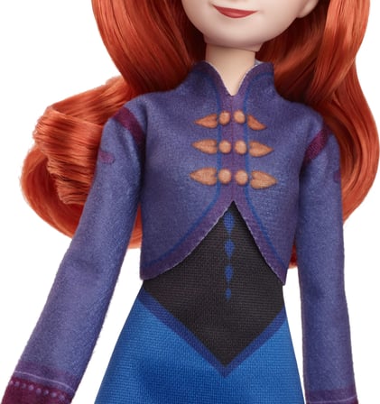 Disney Frozen Anna Moda Bebek ve Aksesuarları, Çıkarılabilir Elbise ve Patenlerle Buz Pateni Görünüm