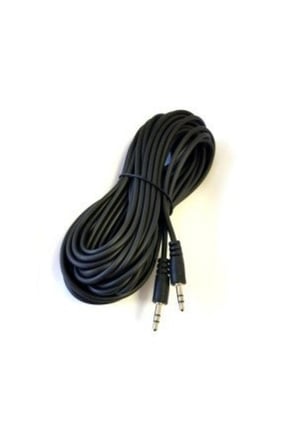 5 Metre Aux To Aux 3.5mm Jack Girişli Müzik Ve Ses Aktarıcı Kablo Siyah