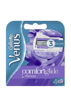 Gillette Venus-Breeze Comfortglide Kadın Yedek Tıraş Bıçağı 4'lü Yeni Paket