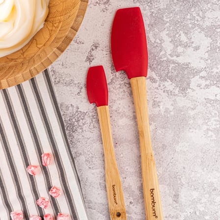 Bambum Silikon Spatula 2'li saplı set