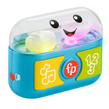 Fisher-Price Eğlen ve Öğren Eğlenceli Kulaklıklar Fisher-Price Eğlen ve Öğren Eğlenceli Kulaklıklar, birden fazla dil desteği bulunan müzikli, eğitici oyuncak HWY47