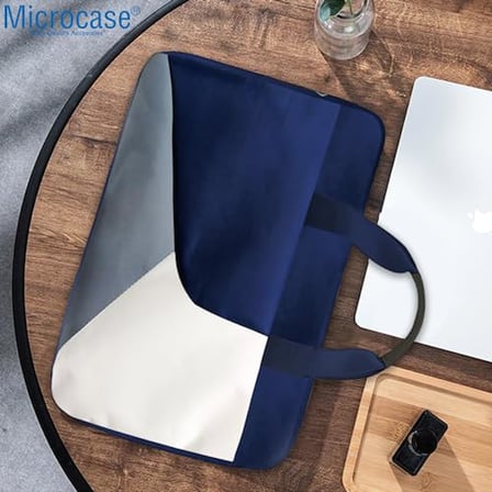 Microcase 9'' 14'' Inç Tablet, Macbook, Notebook 2 Bölmeli Omuz Askılı Ve El Tutacaklı Taşıma Çantası Al4228