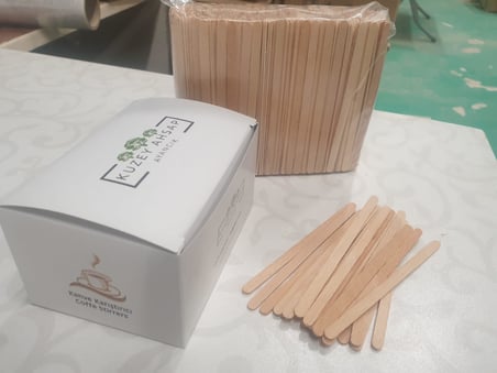KUZEY AHŞAP Çay Kahve karıştırıcı 1500 Adet