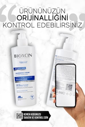 Bioxcin Atopicare Besleyici Krem – Atopiye Eğilimli ve Kuru Ciltler İçin – 500 ml – Seramid Kompleks
