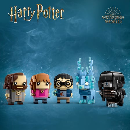 LEGO BrickHeadz Harry Potter Azkaban Tutsağı Figürleri 40677-10 Yaş ve Üzeri Çocuklar için Dekoratif, Hediyelik Yaratıcı Model Yapım Seti (697 Parça)