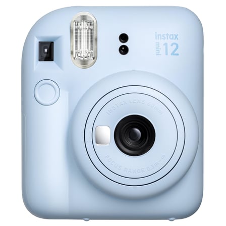 Instax mini 12 Lila Fotoğraf Makinesi-10'lu Film-Mini Albüm ve Deri Kılıf Seti (Mavi)