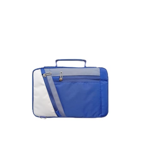 Microcase Huawei Matepad 11.5 inch Tabletler için Omuz Askılı El Tutacaklı Universal Sleeve Taşıma Çantası AL4346 Lacivert Krem Gri