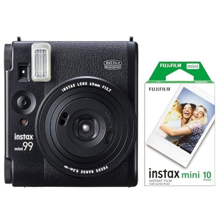 Instax Mini 99 Siyah Fotoğraf Makinesi ve 10'lu Film