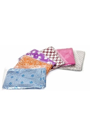 Metalize Hediye Poşet Paketi 10x12cm Kendinde Bantlı Renkli Hediye Paketi 100'lü