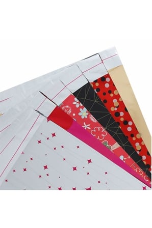 25 Adet 30x45 Cm Metalize Bantlı Hediye Poşeti, Metalize Hediye Paketi Poşeti Jelatin