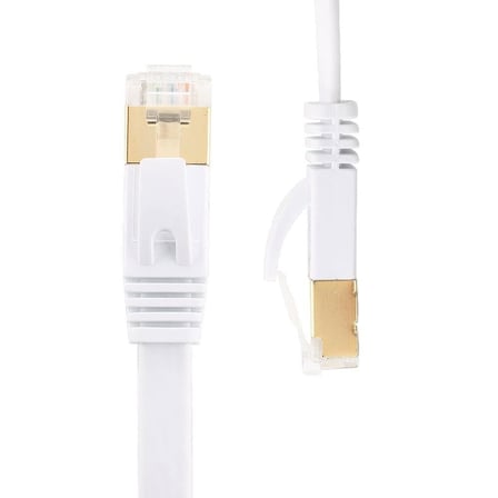 Tkz Lunatic 8049 Cat7 Rj45 Modem Internet Kablosu 0,5 Metre 10gbps 600mhz UÇLARI FABRİKASYON TAKILI Bilgisayar Modem İnternet Ethernet Kablosu (0.5 Metre)