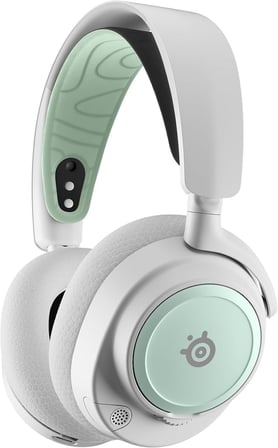 SteelSeries Arctis Nova Booster Pack Mint - Oyun Kulaklığı Aksesuarı - İki Renkli Naylon Kafa Bandı - Benzersiz Metalik Hoparlör Plakaları ile Kişisel Ayarlanabilir - Sınırlı Parçası