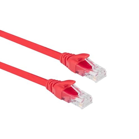 Lunatic Tkz 30 CM KIRMIZI Cat6 Rj45 Lan Kablosu UÇLARI FABRİKASYON TAKILI Bilgisayar Modem İnternet Ethernet Kablosu (KIRMIZI, 30 CM)