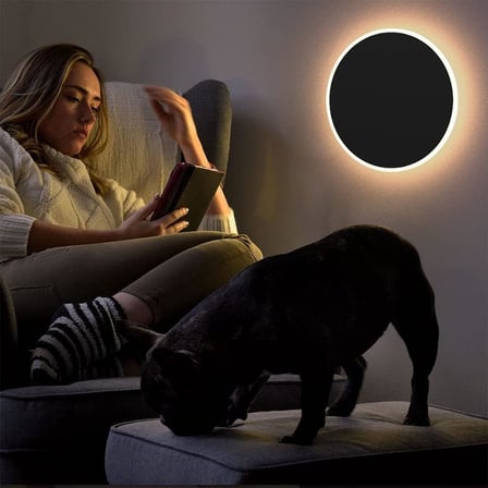 Ucuz Geldi Dekoratif Led Işık Dokunmatik Renk Geçişli Duvar Aydınlatma 6w 14cm Luna Hero Led Aplik Üç Renk Işık