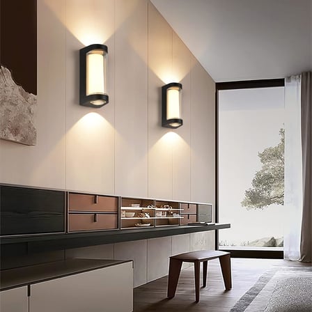 Ucuz Geldi Dekoratif 3 Yönlü Led Aydınlatma 9w 3200K Gün Işığı İç ve Dış Mekan Lara Led Aplik Duvar Lambası