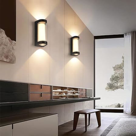 Ucuz Geldi Dekoratif 3 Yönlü Led Aydınlatma 9w 3200K Gün Işığı İç ve Dış Mekan Lara Led Aplik Duvar Lambası