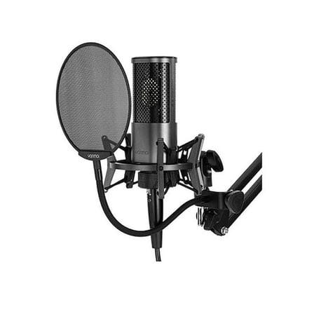 Coverzone Yanmai Bilgisayar Standlı Mikrofon Profesyonel Podcast Mikrofon Kiti Tak Çalıştır USB Kablolu Pc Dizüstü Bilgisayar Için Vlog Canlı Yayın (Micpro X2)