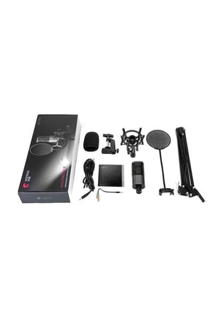 Coverzone Yanmai Bilgisayar Standlı Mikrofon Profesyonel Podcast Mikrofon Kiti Tak Çalıştır USB Kablolu Pc Dizüstü Bilgisayar Için Vlog Canlı Yayın (Micpro X2)