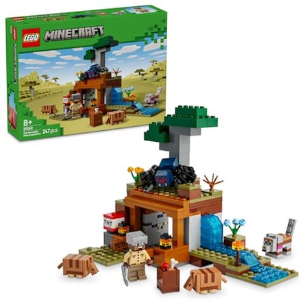 LEGO Minecraft Armadillo Maden Keşfi 21269 – 8 Yaş ve Üzeri Erkek ve Kız Çocuklar için Mağara Örümce
