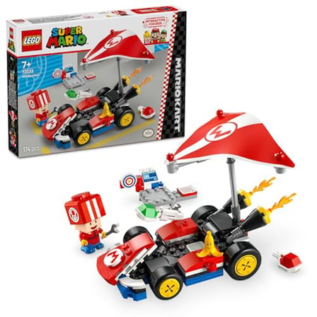 LEGO Super Mario: Mario Kart – Standard Kart 72032, 7 Yaş ve Üzeri Erkek ve Kız Çocukları için Yarat