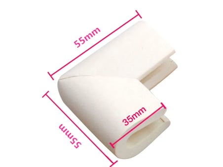 Monte Lua 4 adet bebek güvenliği, köşe masa köşe koruyucu, mobilya köşeleri, açı koruma çocuk emniyet bandı, kenar köşe muhafızları, Sivri Köşe Koruma, yastık tampon köpük sünger