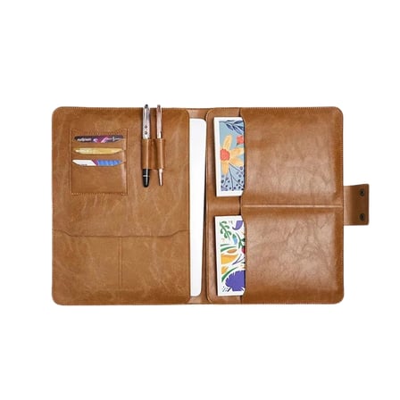 Organizer Evrak  Laptop  Tablet Çantası, Macbook Air Pro 13-14 Inç Uyumlu, Crazy Taba, S2073