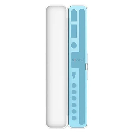 NovStrap Dokunmatik Kalem Koruma Kutusu Tüm Tablet Kalemleri ve Pencil 1/2/Usb C İle Uyumlu MAVİ