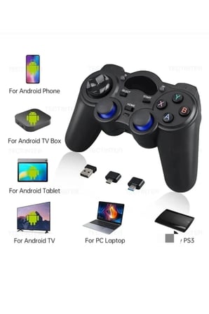 2.4g Wireless Gamepad Kablosuz Oyun Kolu Otg Pc Ps3 Android Tv Tablet Uyumlu