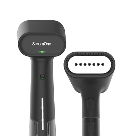 SteamOne Bundle DTC75B RP10 Buharlı Dikey Ütü ve Tüy Toplayıcı, Siyah
