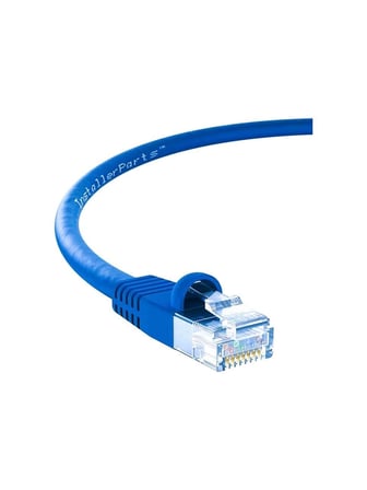 Lunatic Cat640MF 40 Metre Mavi Cat6 Rj45 Lan Kablosu UÇLARI HAZIR TAKILI Bilgisayar Modem İnternet E