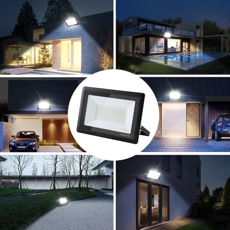 LED Projektör 30W-400W, Enerji Tasarruflu, Suya Dayanıklı, Uzun Ömürlü Aydınlatma, Bahçe, Dış Mekan,