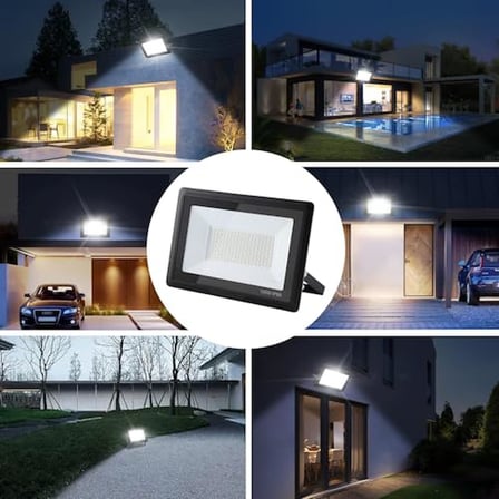 LED Projektör 30W-400W, Enerji Tasarruflu, Suya Dayanıklı, Uzun Ömürlü Aydınlatma, Bahçe, Dış Mekan,
