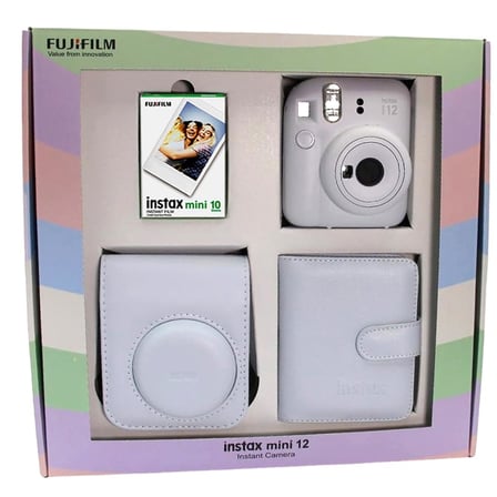 İnstax Mini 12 Fotoğraf Makinesi Bundle Box (BEYAZ)