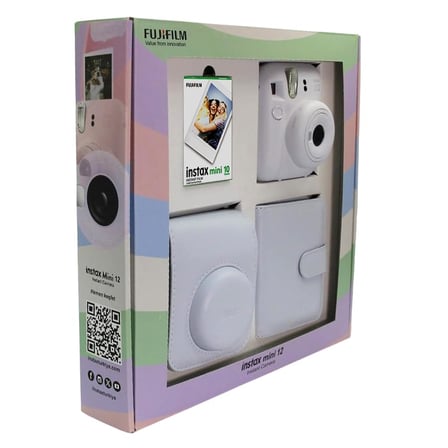 İnstax Mini 12 Fotoğraf Makinesi Bundle Box (BEYAZ)