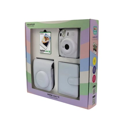 İnstax Mini 12 Fotoğraf Makinesi Bundle Box (BEYAZ)