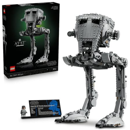 LEGO AT-ST Walker 75417 – Film Tutkunları Yetişkinler için Koleksiyonluk Detaylı Model Yapım Seti, Sergilemelik Hediye Fikri ve Dekoratif Parça (1513 Parça)