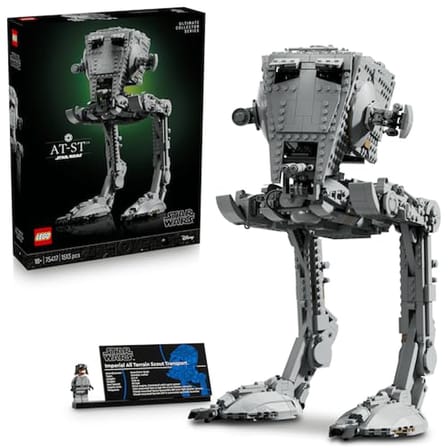 LEGO AT-ST Walker 75417 – Film Tutkunları Yetişkinler için Koleksiyonluk Detaylı Model Yapım Seti, Sergilemelik Hediye Fikri ve Dekoratif Parça (1513 Parça)