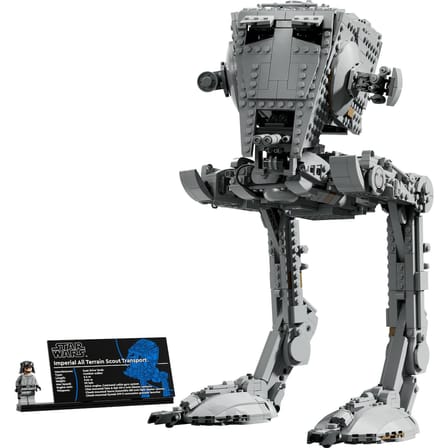 LEGO AT-ST Walker 75417 – Film Tutkunları Yetişkinler için Koleksiyonluk Detaylı Model Yapım Seti, Sergilemelik Hediye Fikri ve Dekoratif Parça (1513 Parça)