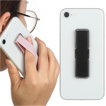Microcase Üniversal Telefon Arkası El Parmak Tutucu Standlı Cep Telefonu Tutacağı - AL4937 (Koyu Yeşil)