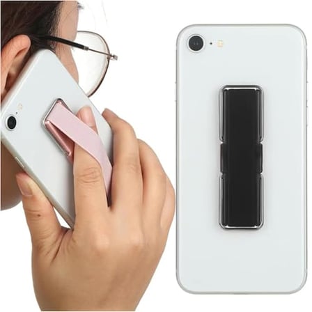 Microcase Üniversal Telefon Arkası El Parmak Tutucu Standlı Cep Telefonu Tutacağı - AL4937 (Koyu Yeşil)