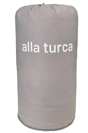 Alla Turca Çift Kişilik 4 Yastık Kılıflı Çift Taraflı Desenli Uyku Seti-Kanaviçe Pudra