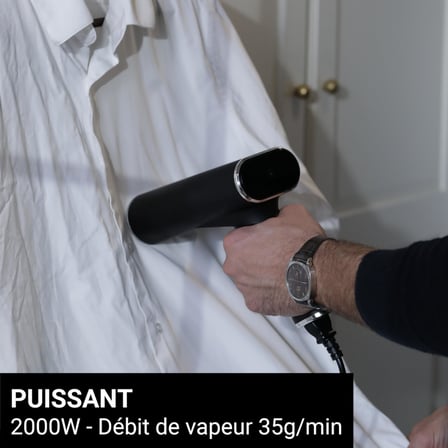 STEAMONE - Steamer buharlı düzleştirici 2000 W 35 g/ – taşınabilir ütü – kapasite 80 ve 150 ml – kirleri%99,99 giderir – 15 saniye içinde hazır – kablo 3 m – kompakt format – EUFD80BV2