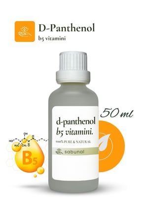 D-Panthenol (B5 Vitamini) 50 ml - Saç ve Cilt Bakım Vitamini